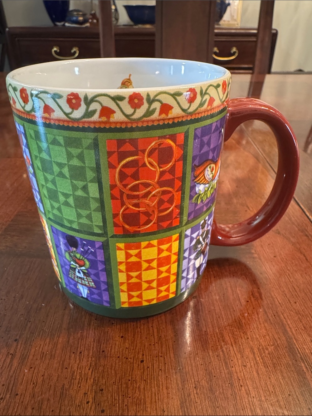 Lang + Jim Shore 12 Days of Christmas Coffee Tea Mug Cup
